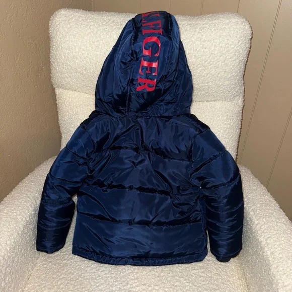 Tommy Hilfiger Kids' Colorblock Jacket - Navy, Red, White - Picture 3 of 4